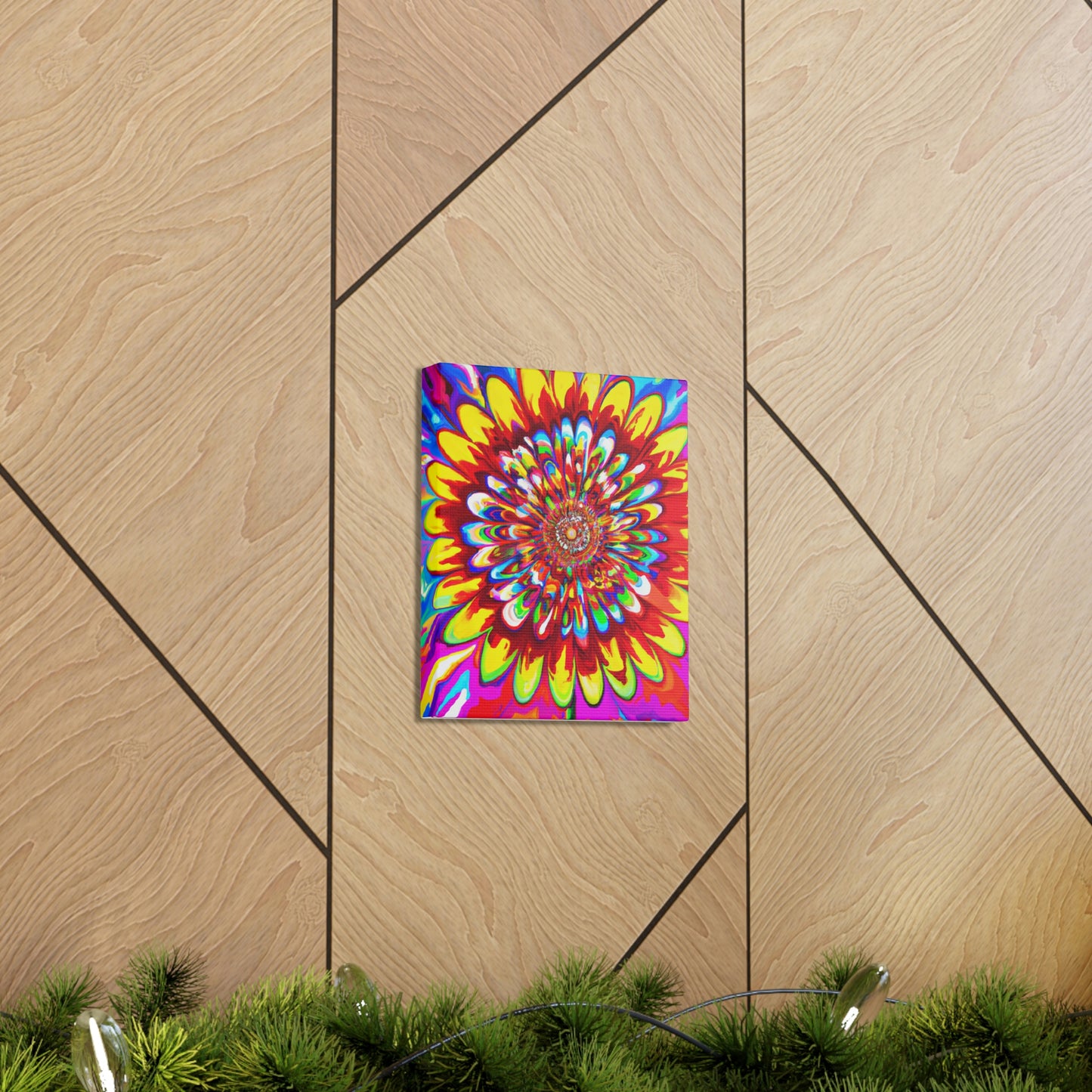 "Vivid Plume" - Canvas