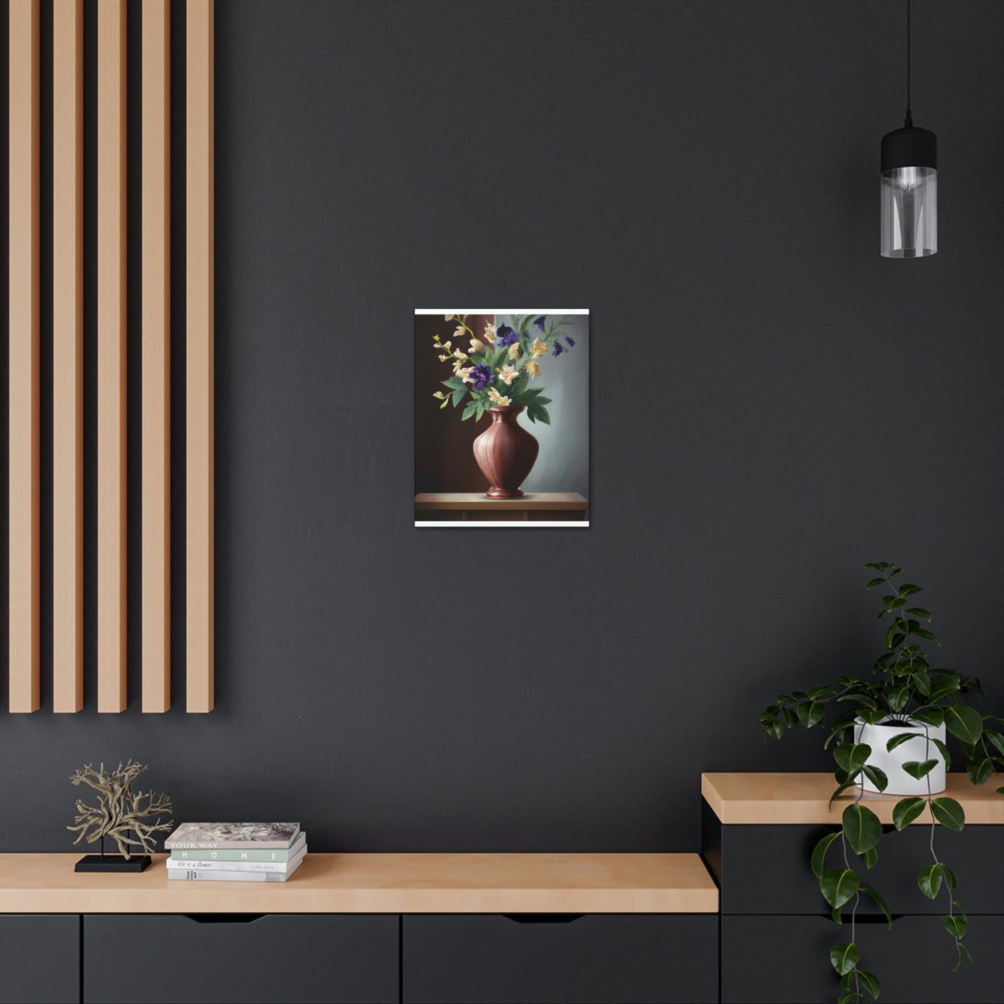 "Intricate Floral Weave." - Canvas