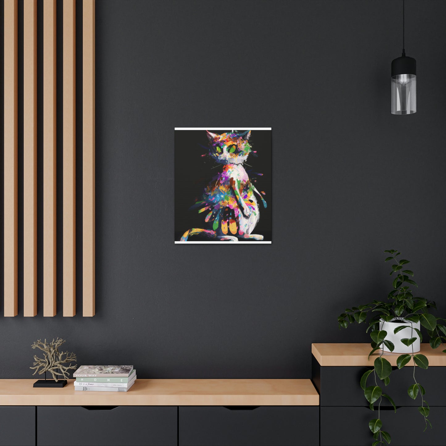 Flower Cat - Canvas