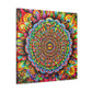 Psychedelic Bloom. - Canvas