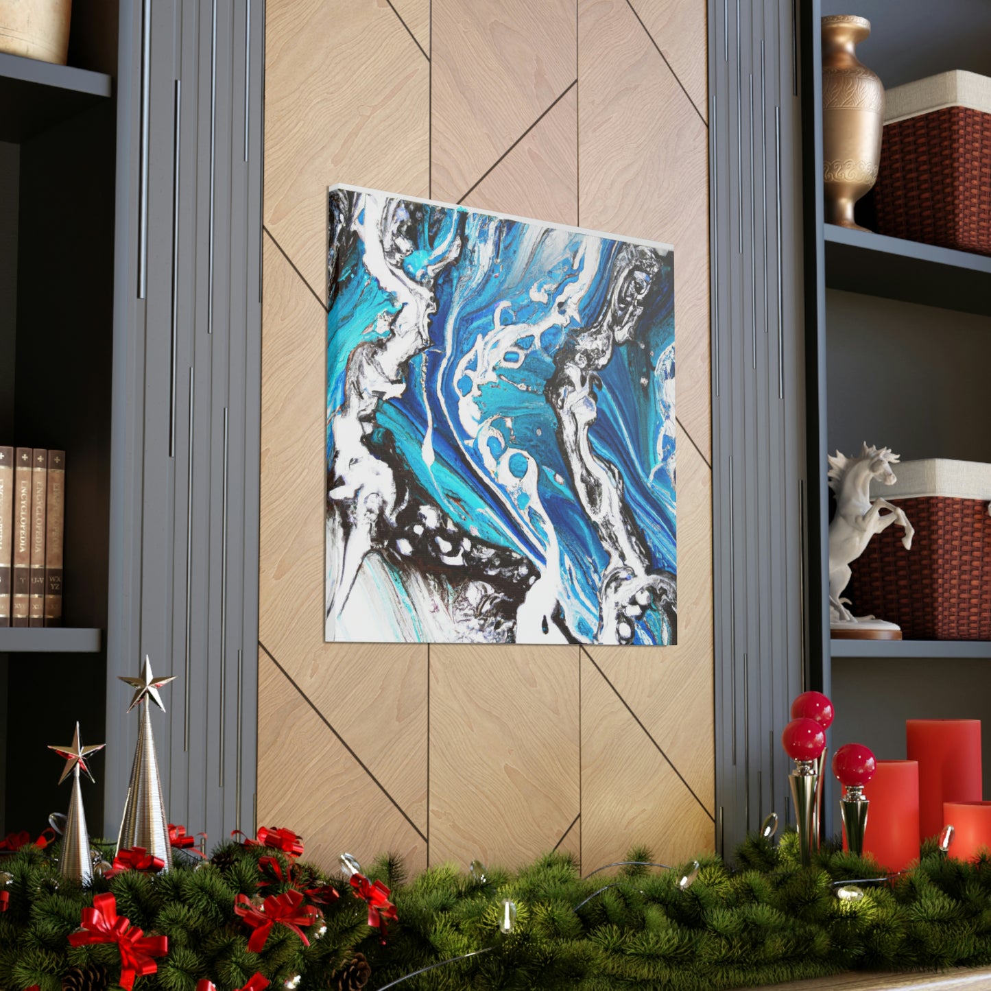Blue Splendor. - Canvas