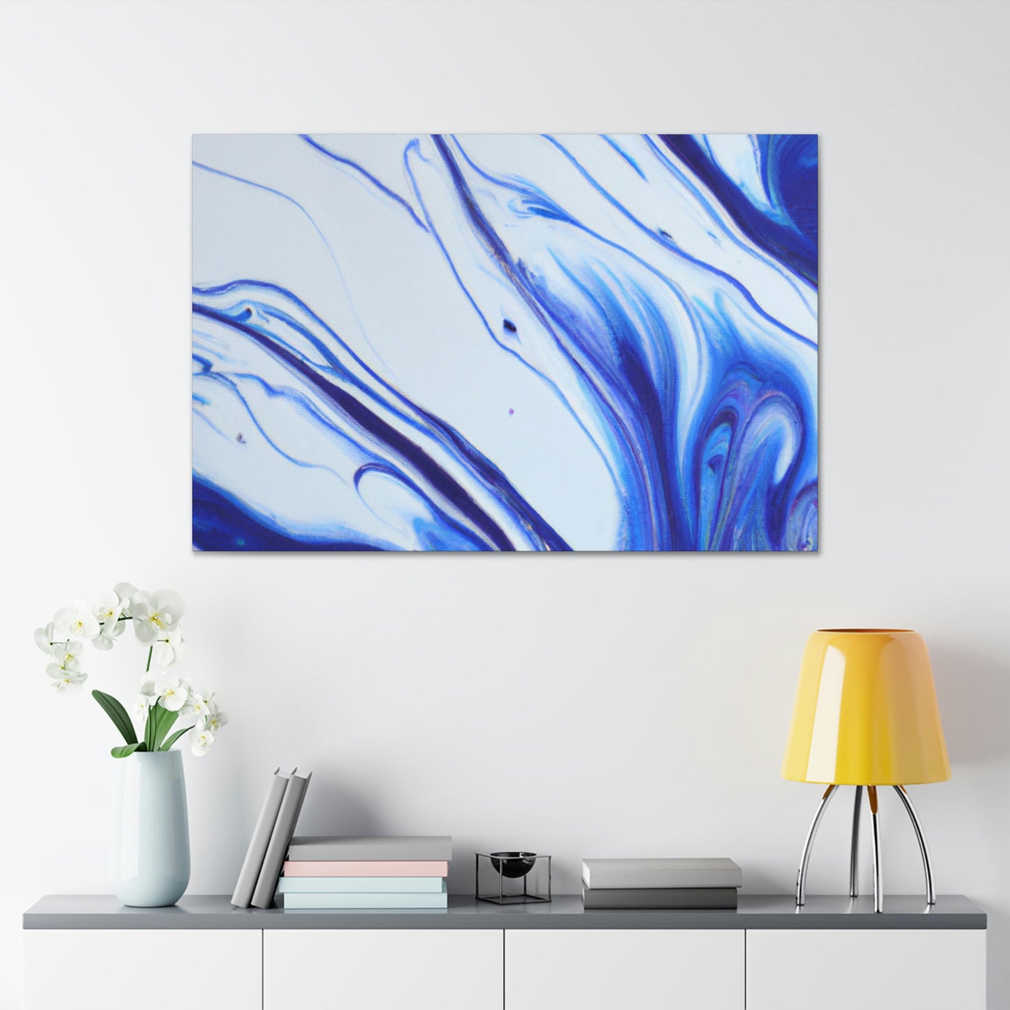 Aqua Sky. - Canvas