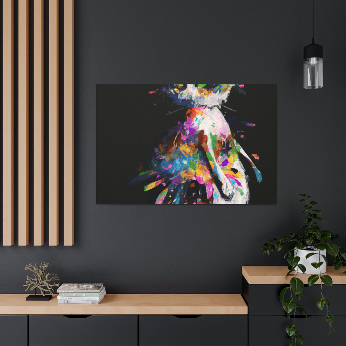 Flower Cat - Canvas