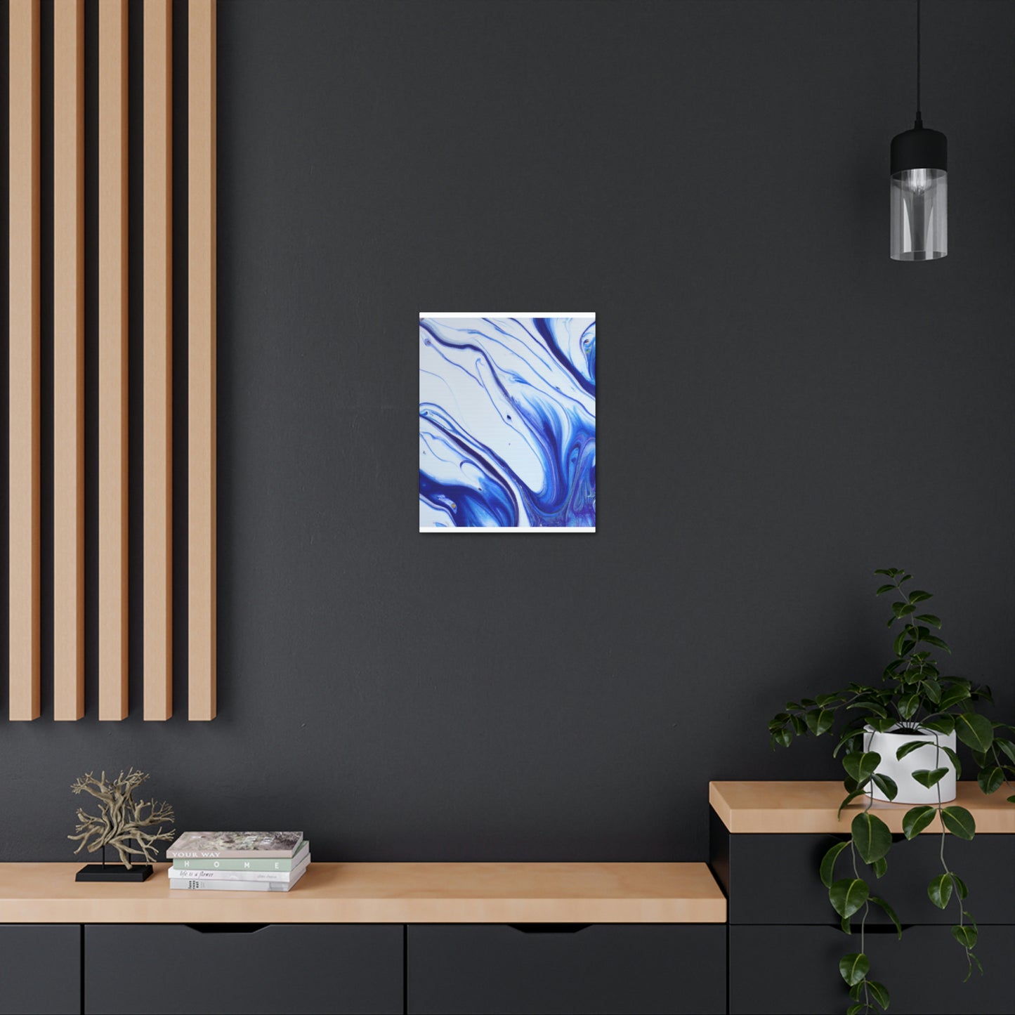Aqua Sky. - Canvas