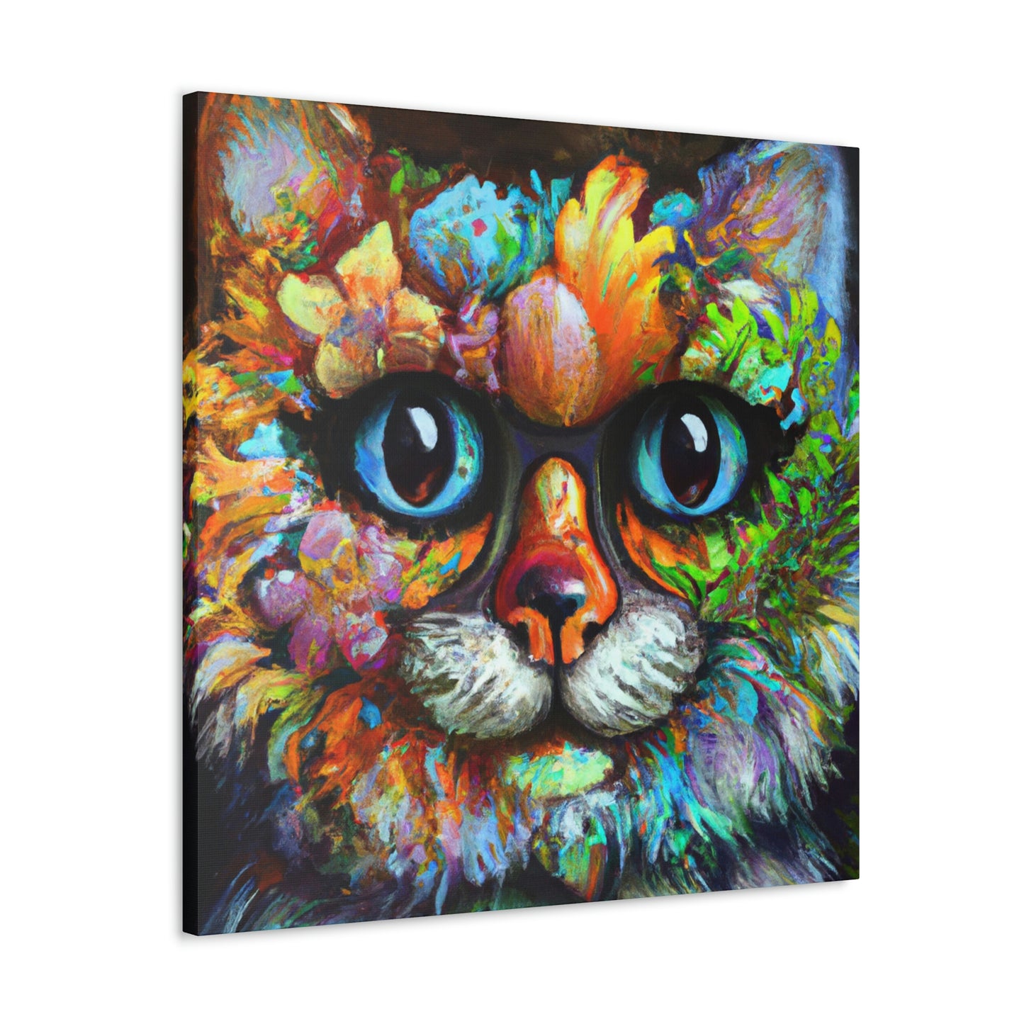 Blissful Cat - Canvas