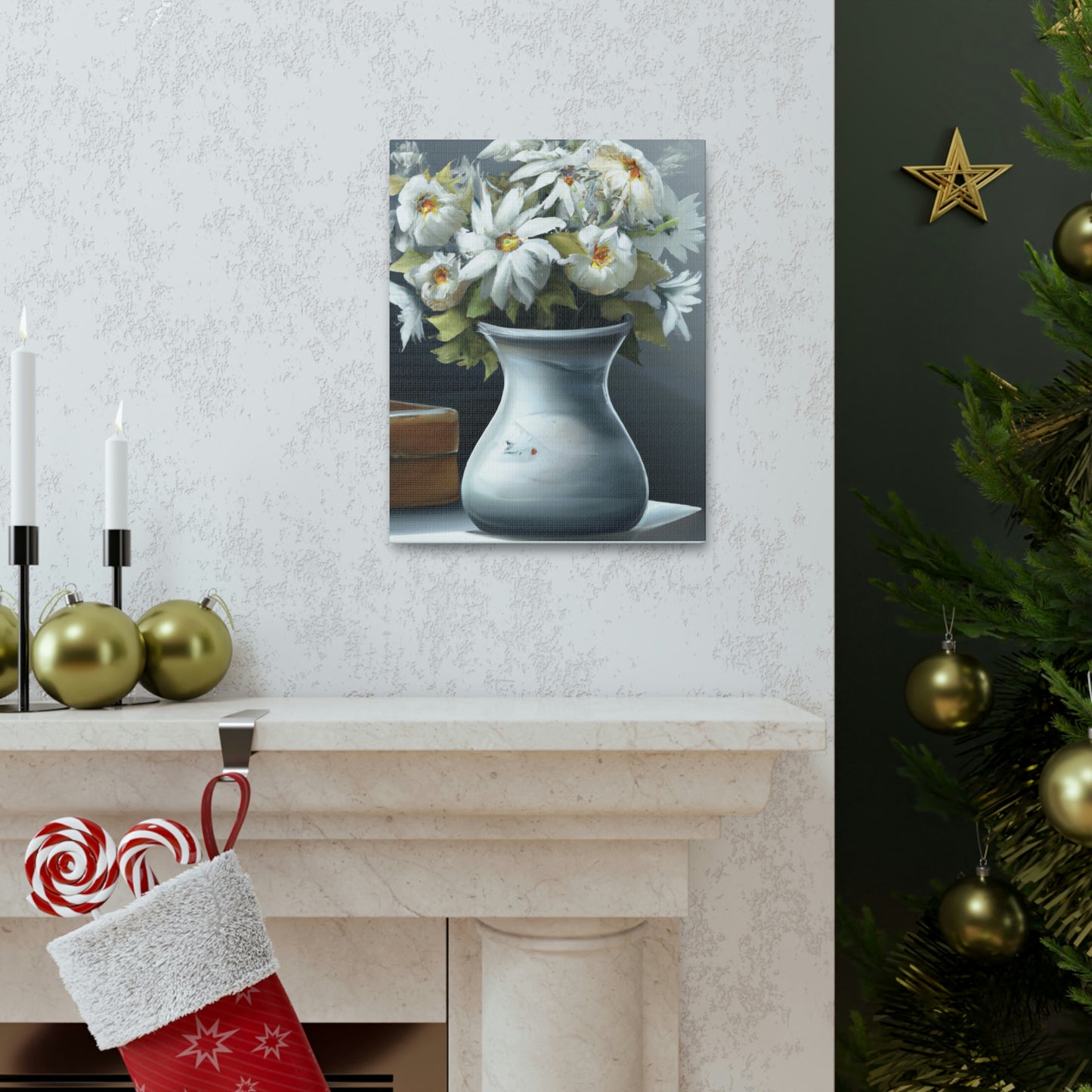 "Flower Vase Redux" - Canvas