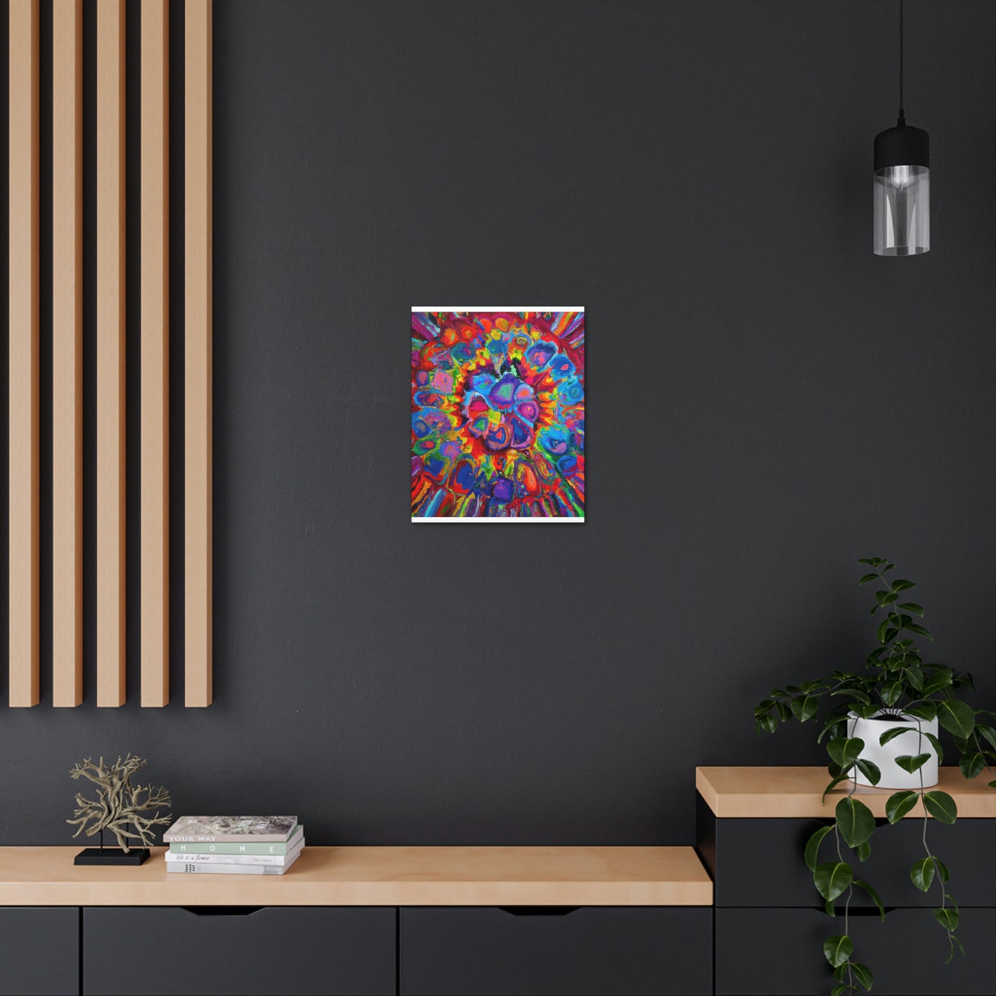 Trippy Floral. - Canvas