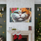 Feline Flora - Canvas
