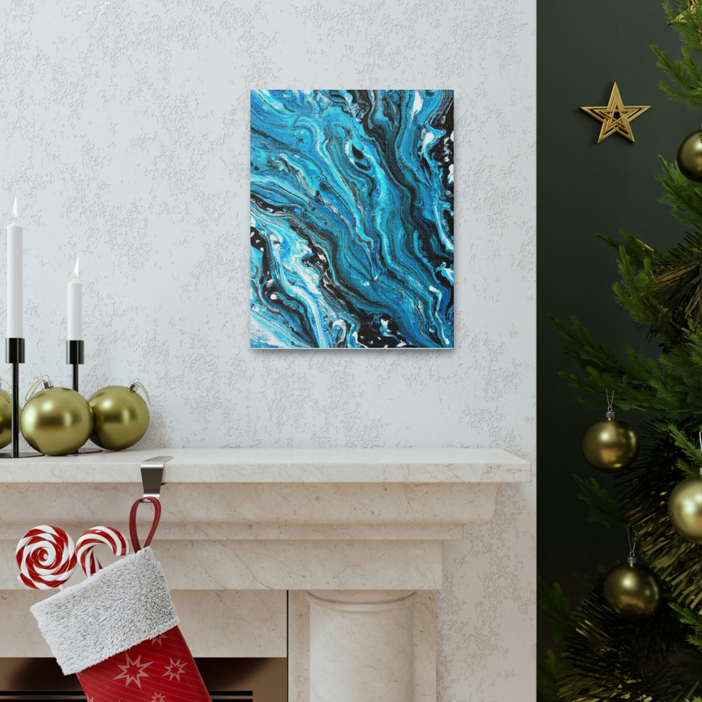 Celestial Cobalt - Canvas