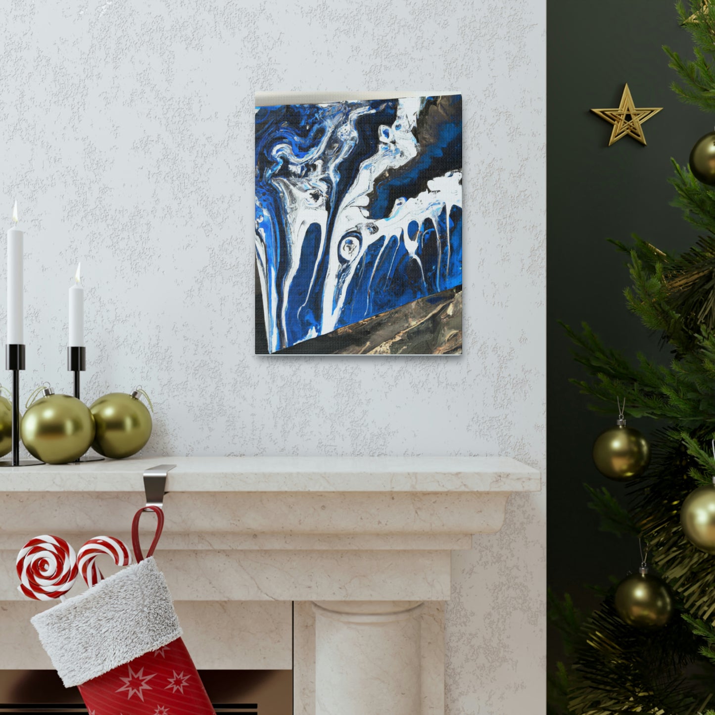 Blue Brilliance. - Canvas