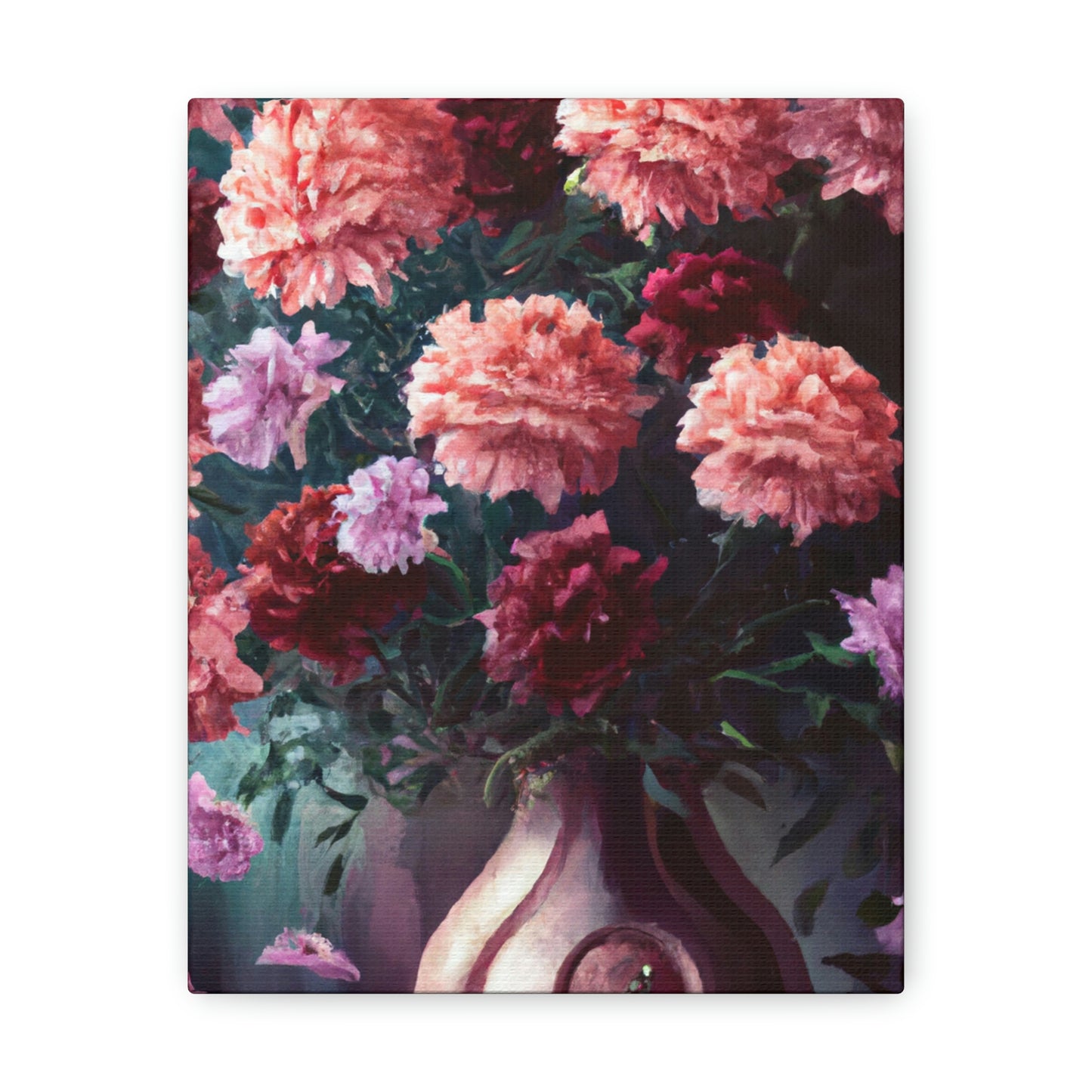 "Flower Vase Bliss." - Canvas