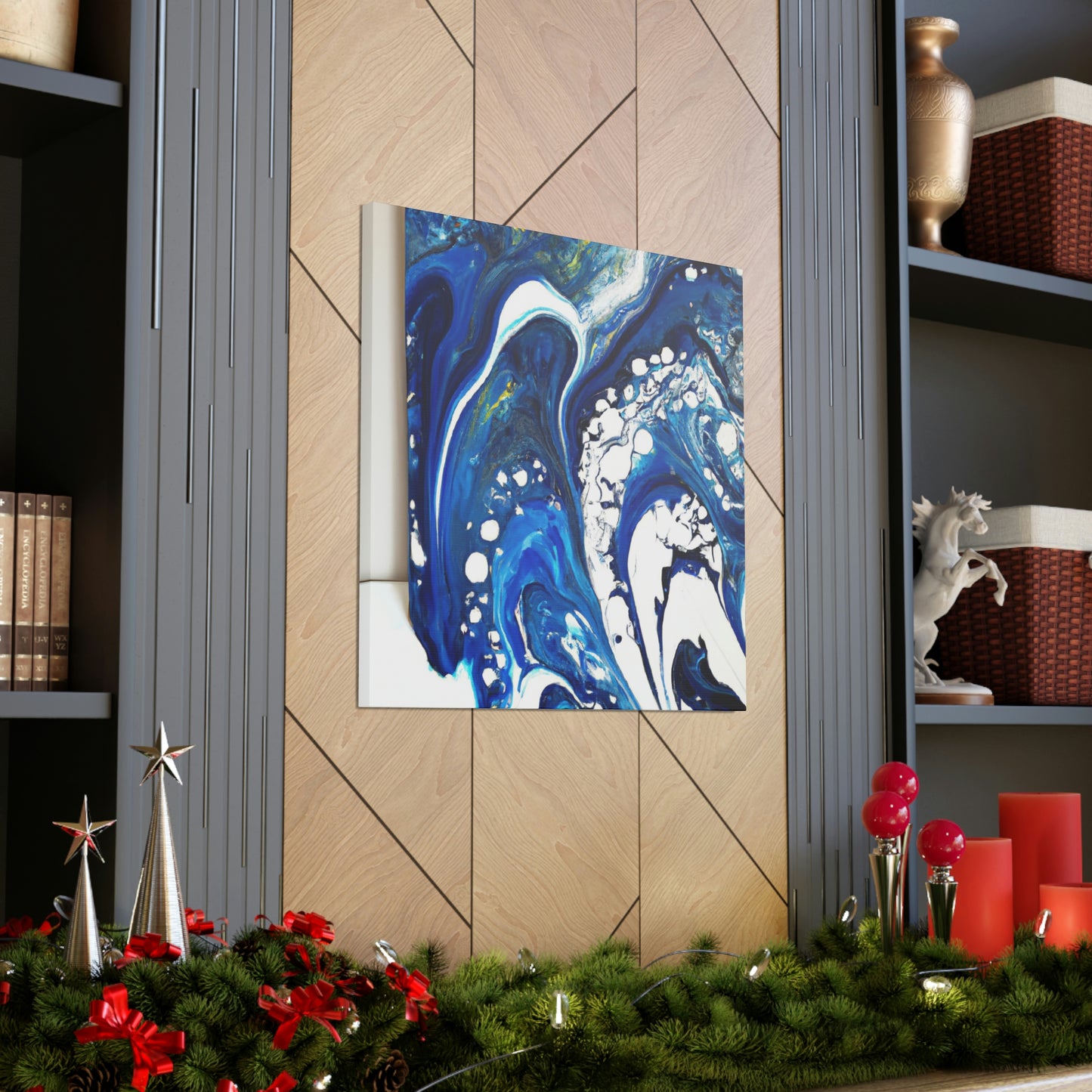 Aqua Drift - Canvas