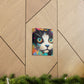Feline Flourish. - Canvas