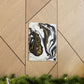 Ebony Gilded Flux - Canvas