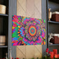 Vivid Floral Burst - Canvas