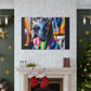 Colorful Canine Joy - Canvas