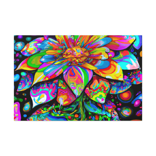 Colorful Joyful Bloom - Canvas
