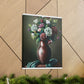 "Delicate Floral Flourish" - Canvas