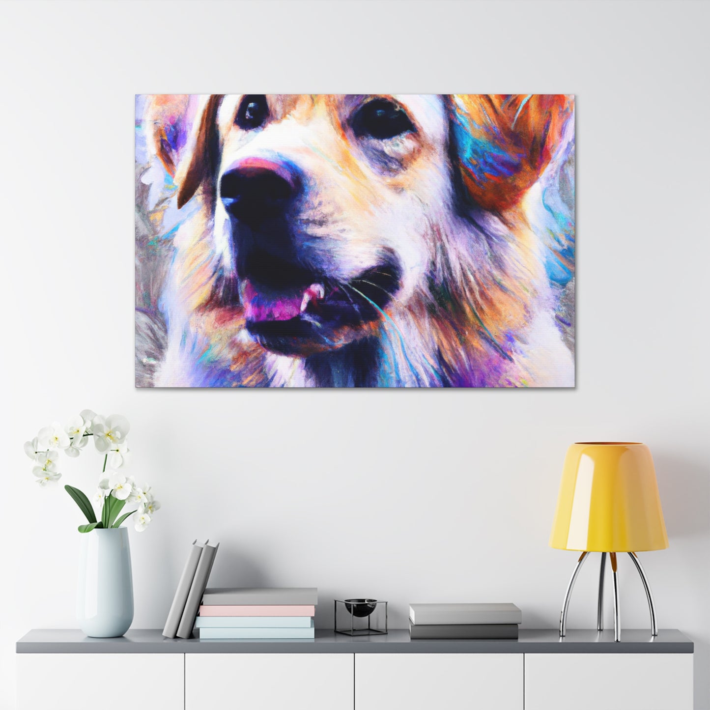 "Canine Elegance" - Canvas