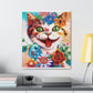 Feline Florals - Canvas