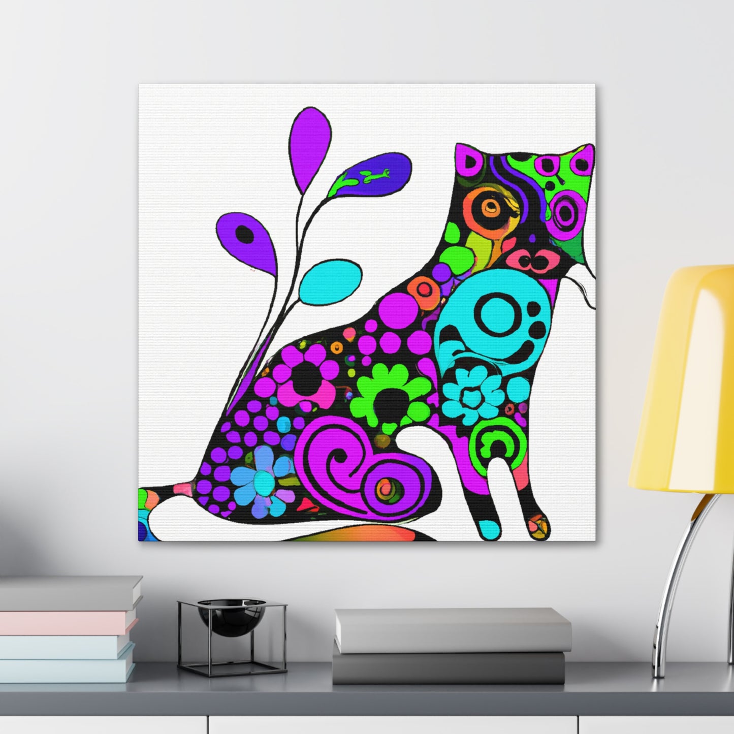 Flora Feline - Canvas