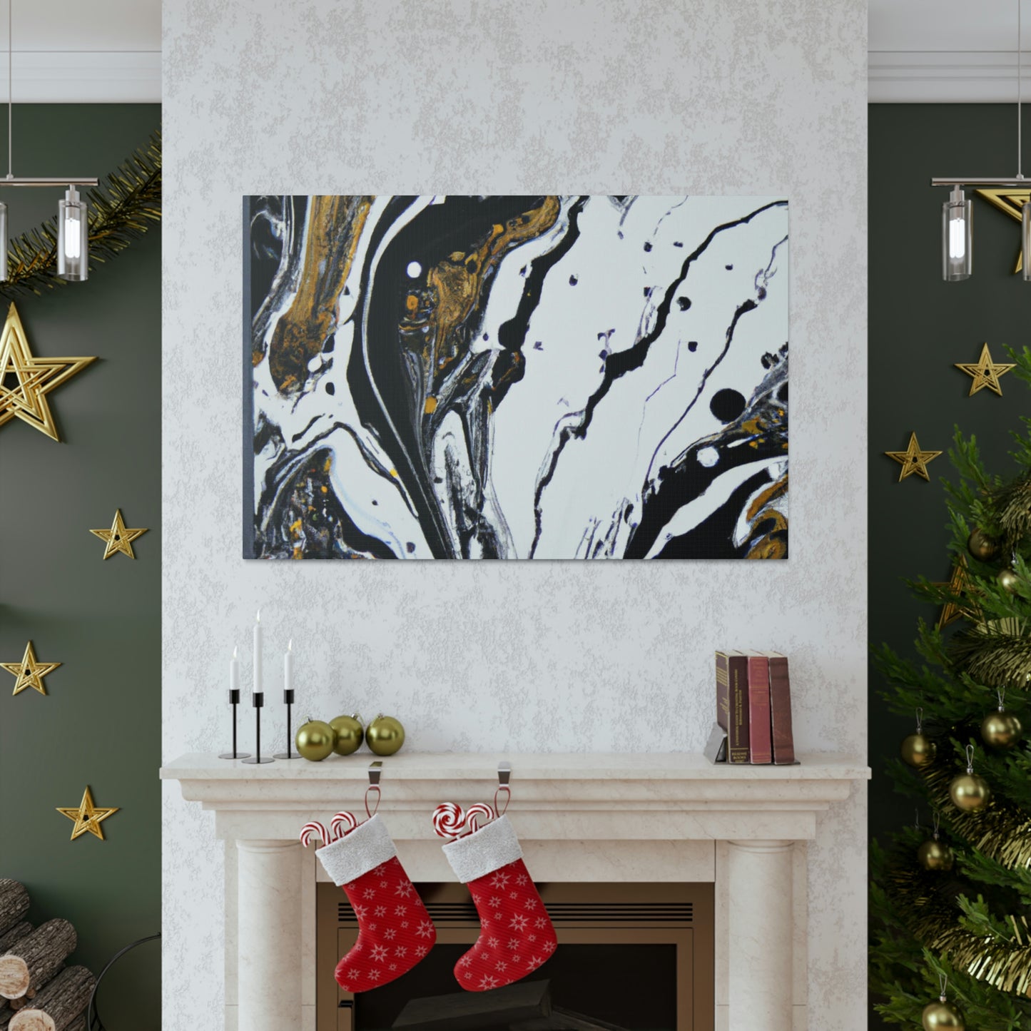 Gilded Flux Art. - Canvas