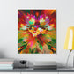 Illuminated Bloom. - Canvas