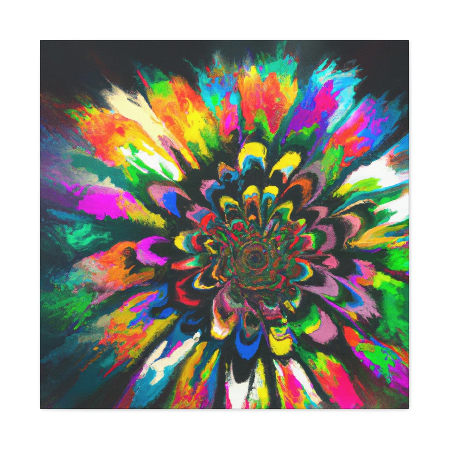 Vivid Flora. - Canvas