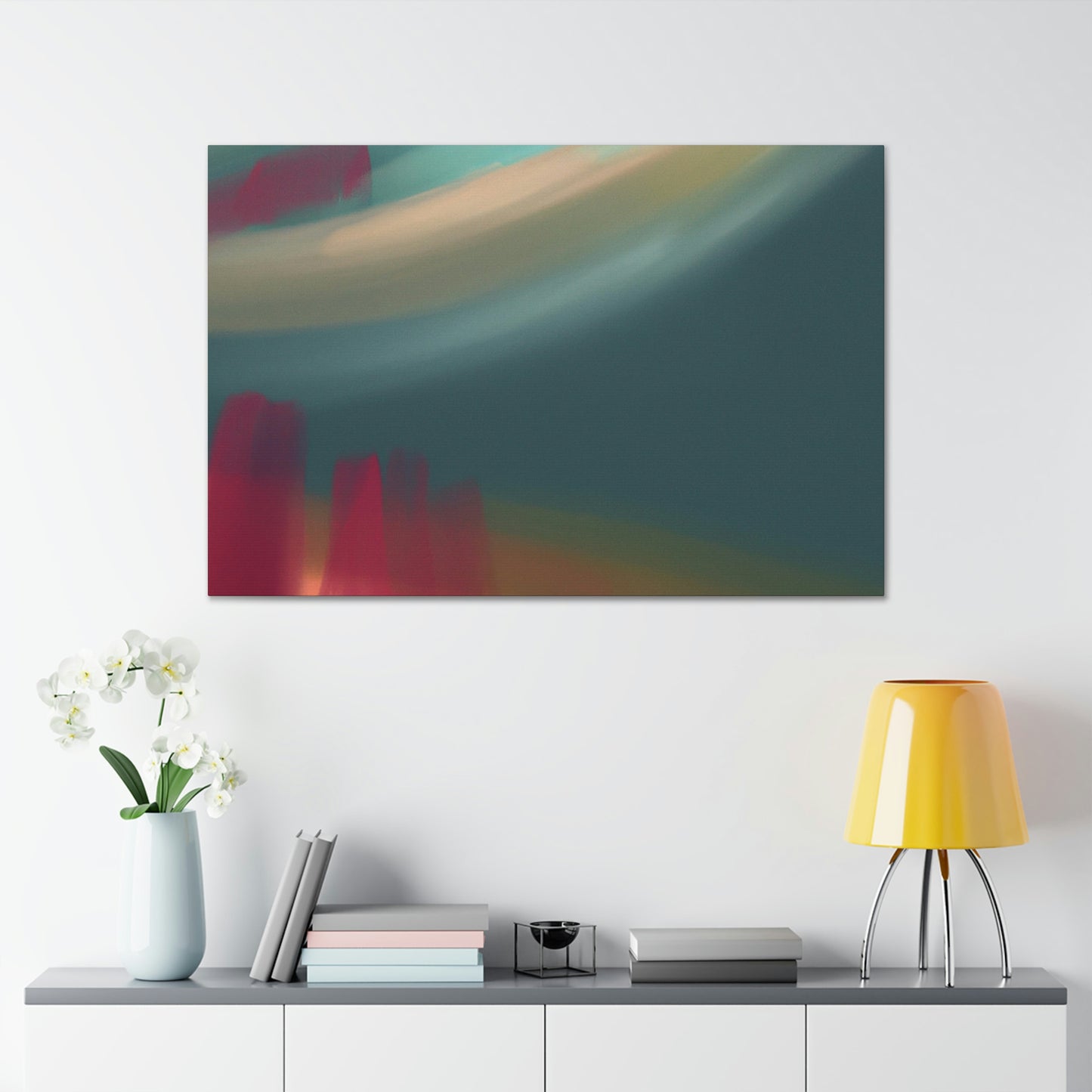 Vibrant Bloom. - Canvas