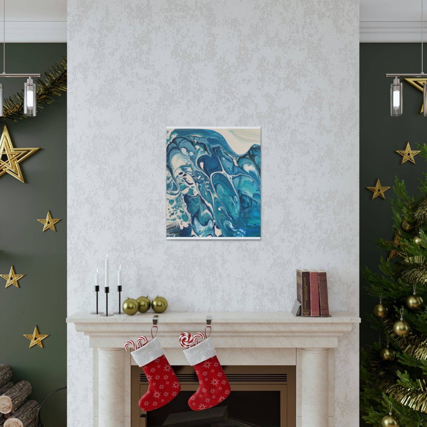 Celestial Flow - Canvas