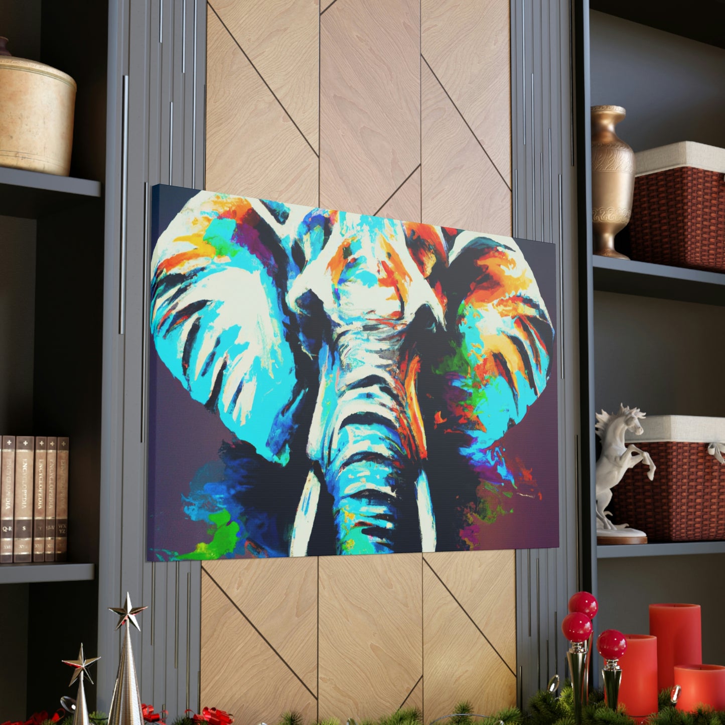 Rainbow Trunk. - Canvas