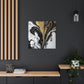 Golden Splatter Mosaic - Canvas