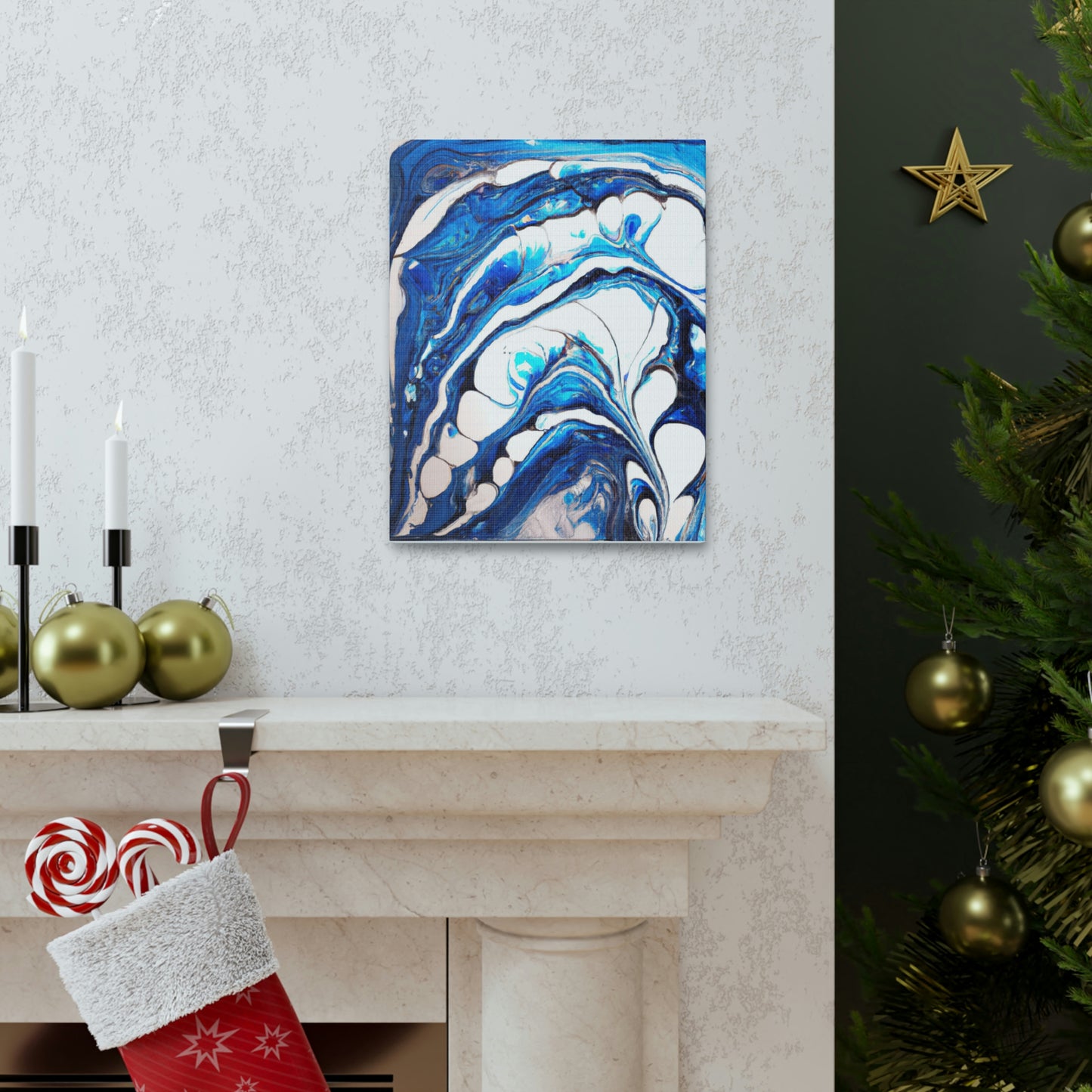 Aqua Splendor. - Canvas