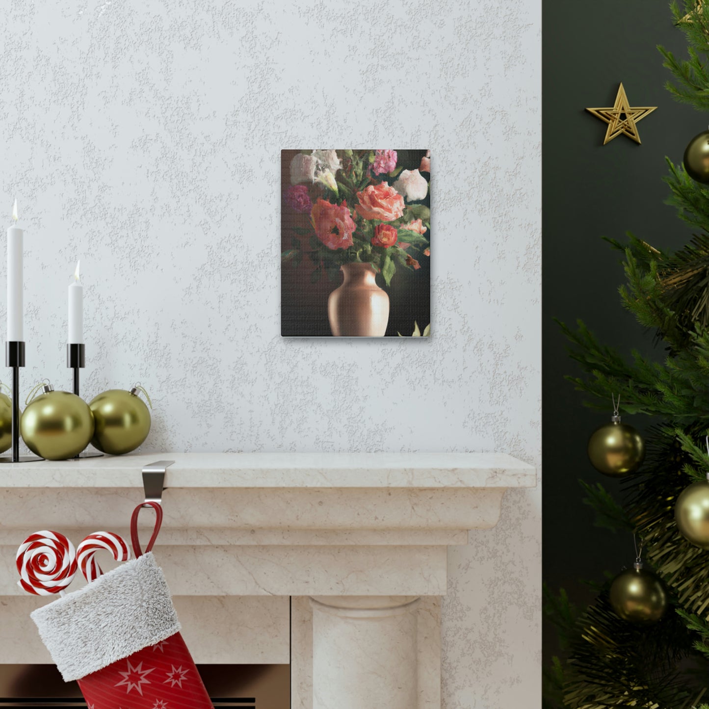 "Floral Finery Wonderland" - Canvas