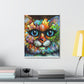 Blissful Cat - Canvas