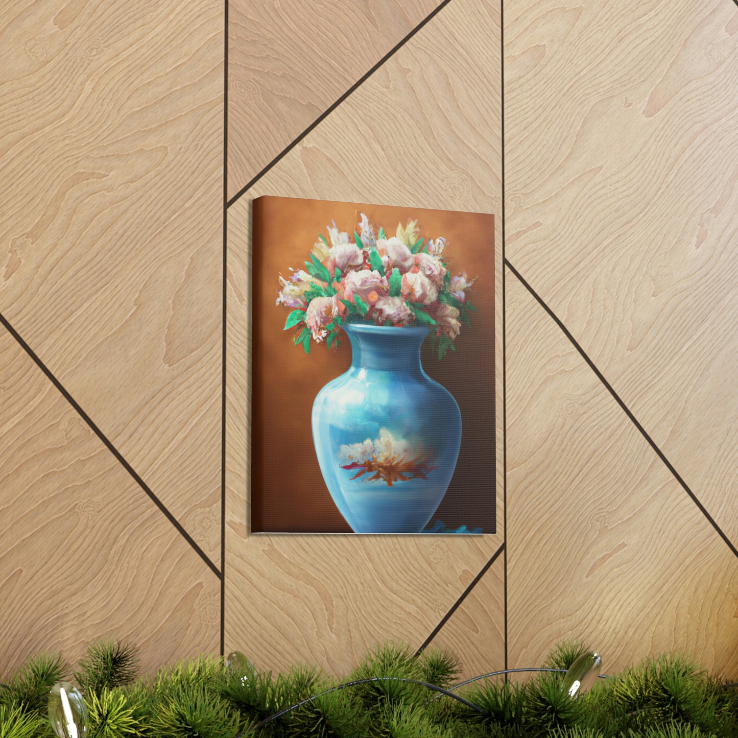 Floral Embellishment. - Canvas