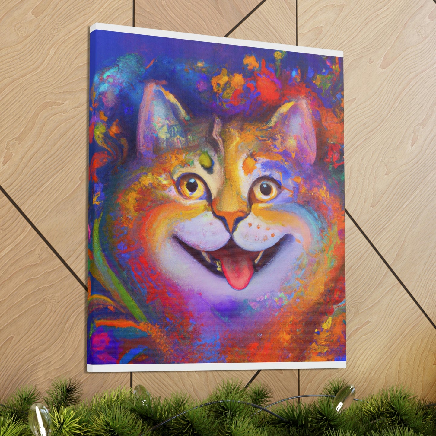 Vivid Feline. - Canvas