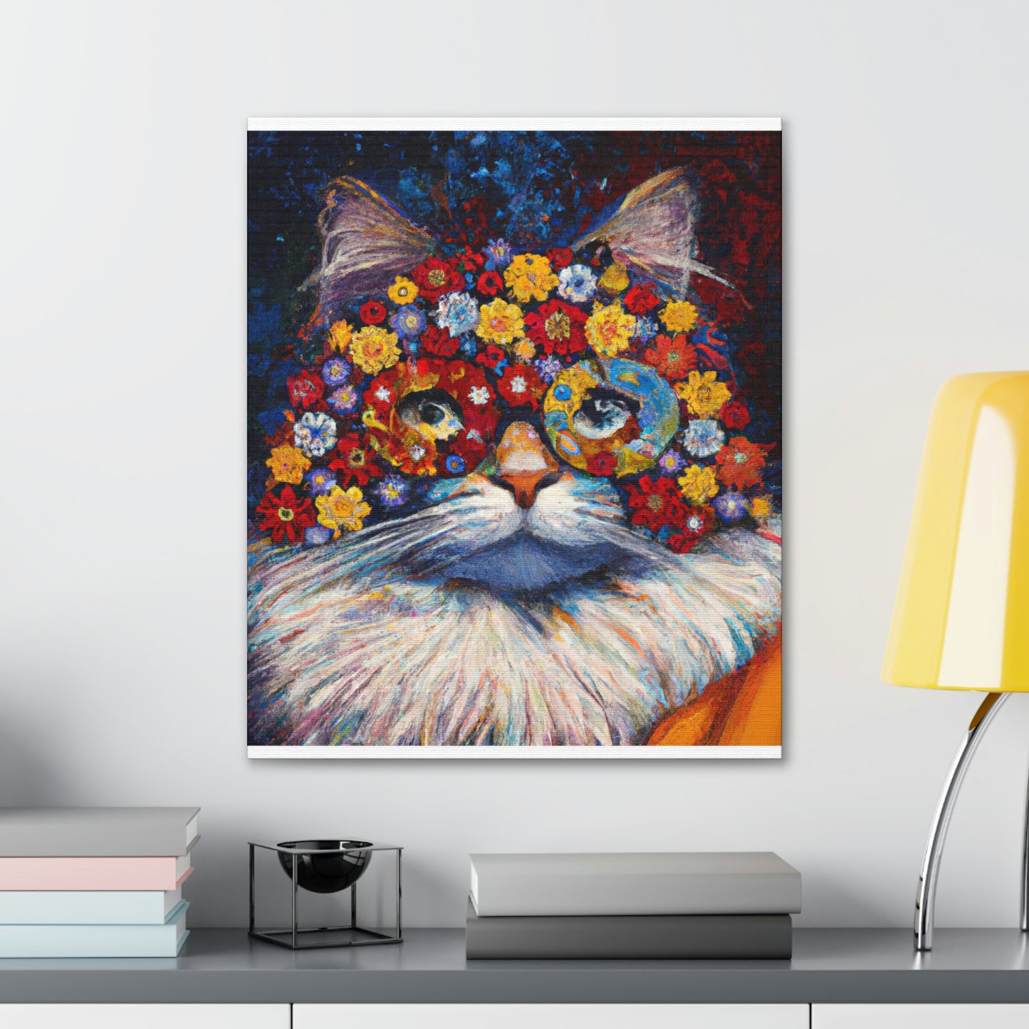 "Feline Vibrance" - Canvas
