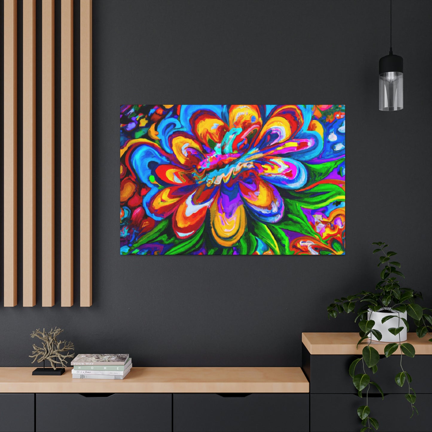 Fantasy Flora. - Canvas