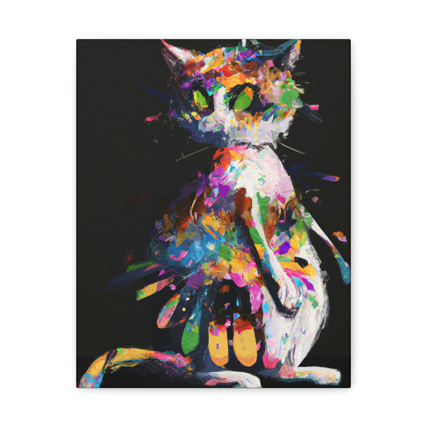 Flower Cat - Canvas