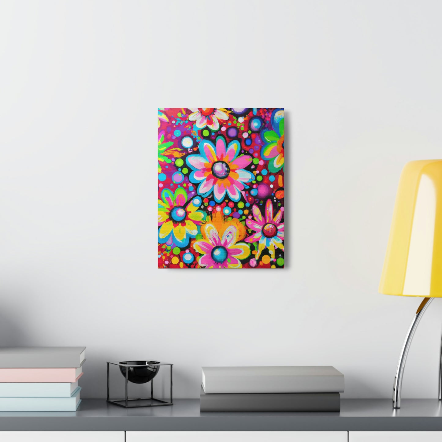 Vibrant Bloom. - Canvas