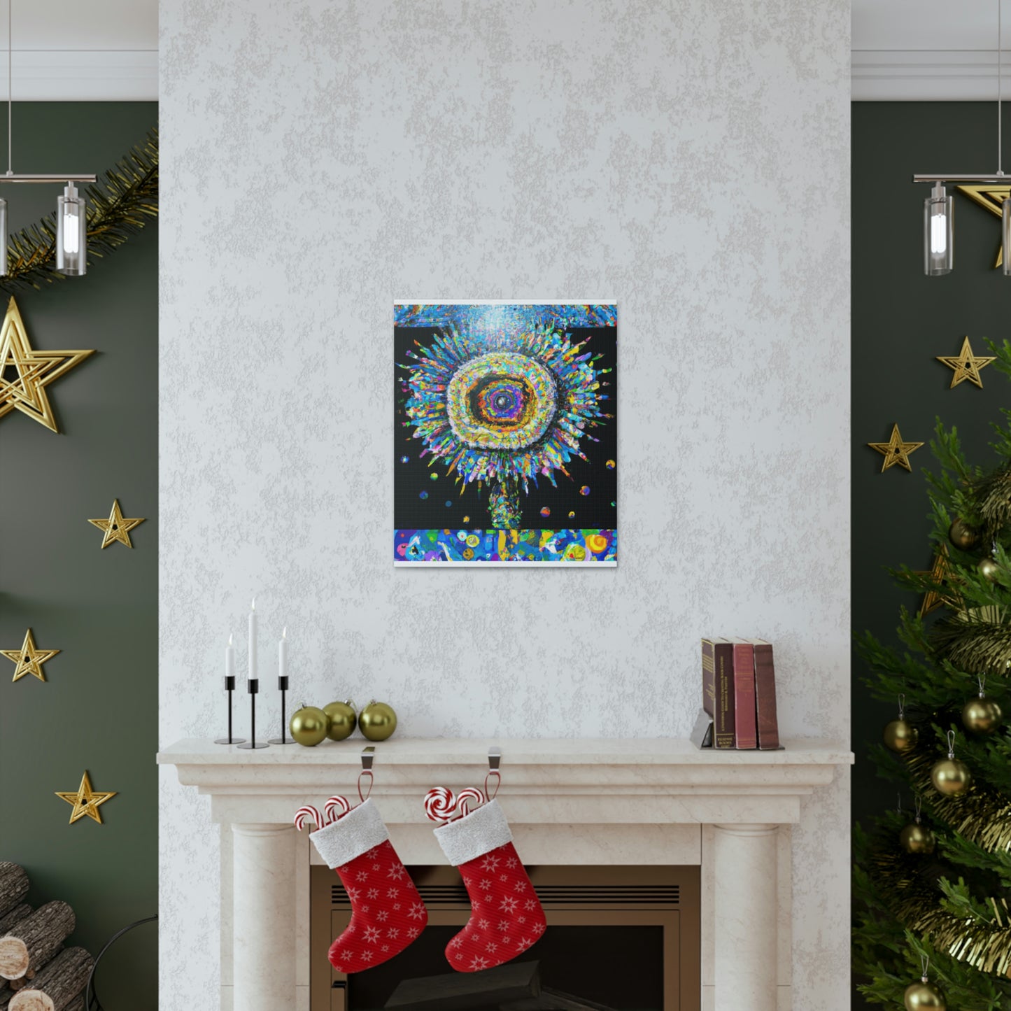 Tri-Bloom Blast - Canvas