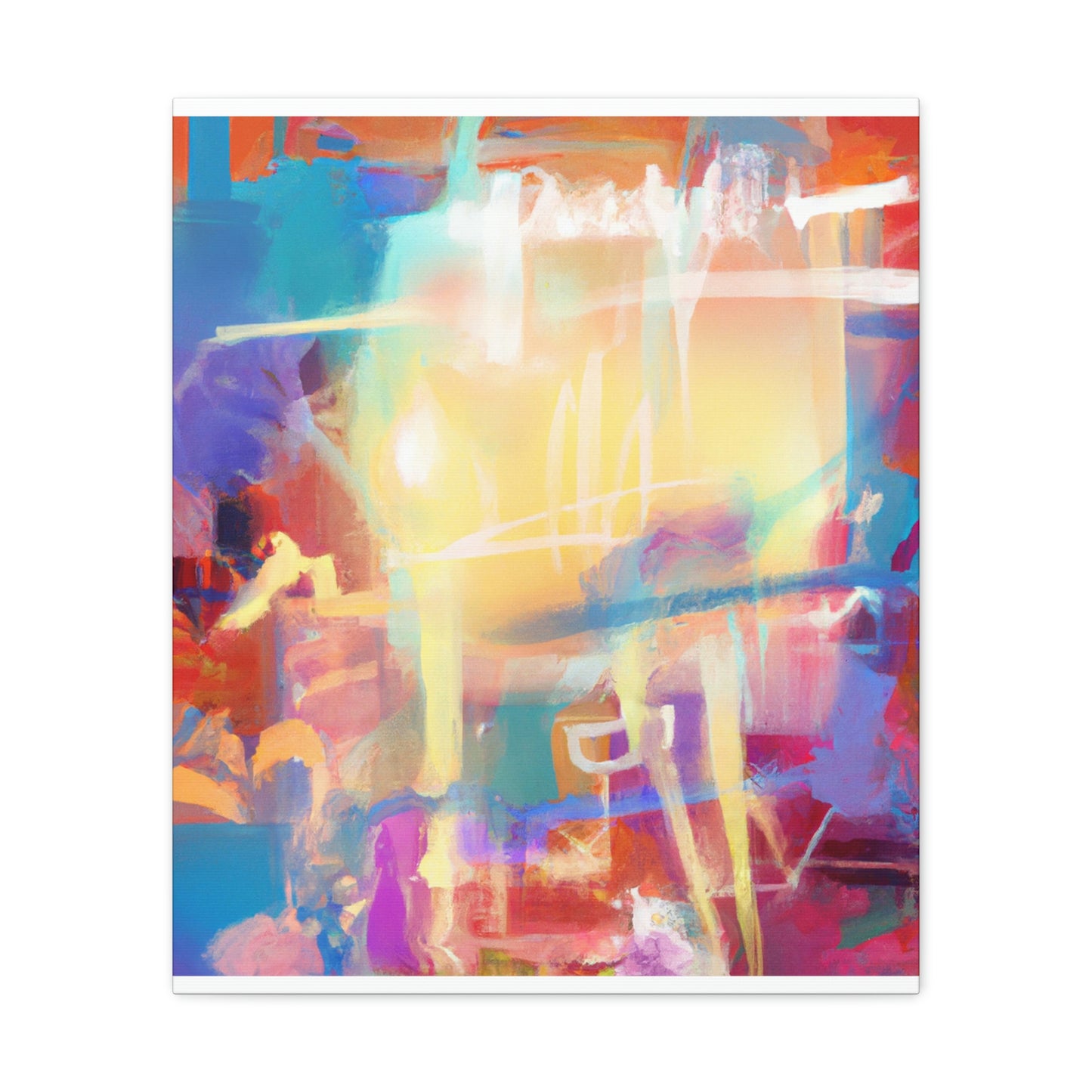 Cosmic Bloom. - Canvas