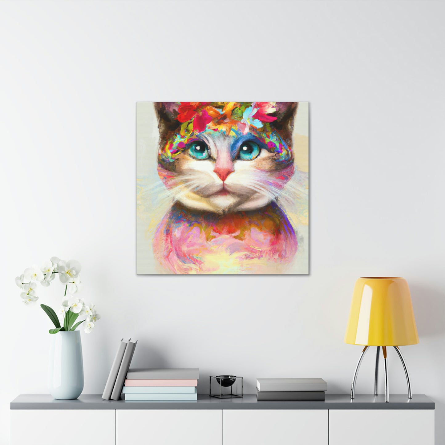 Bloom Cat - Canvas