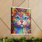 Floral Feline. - Canvas