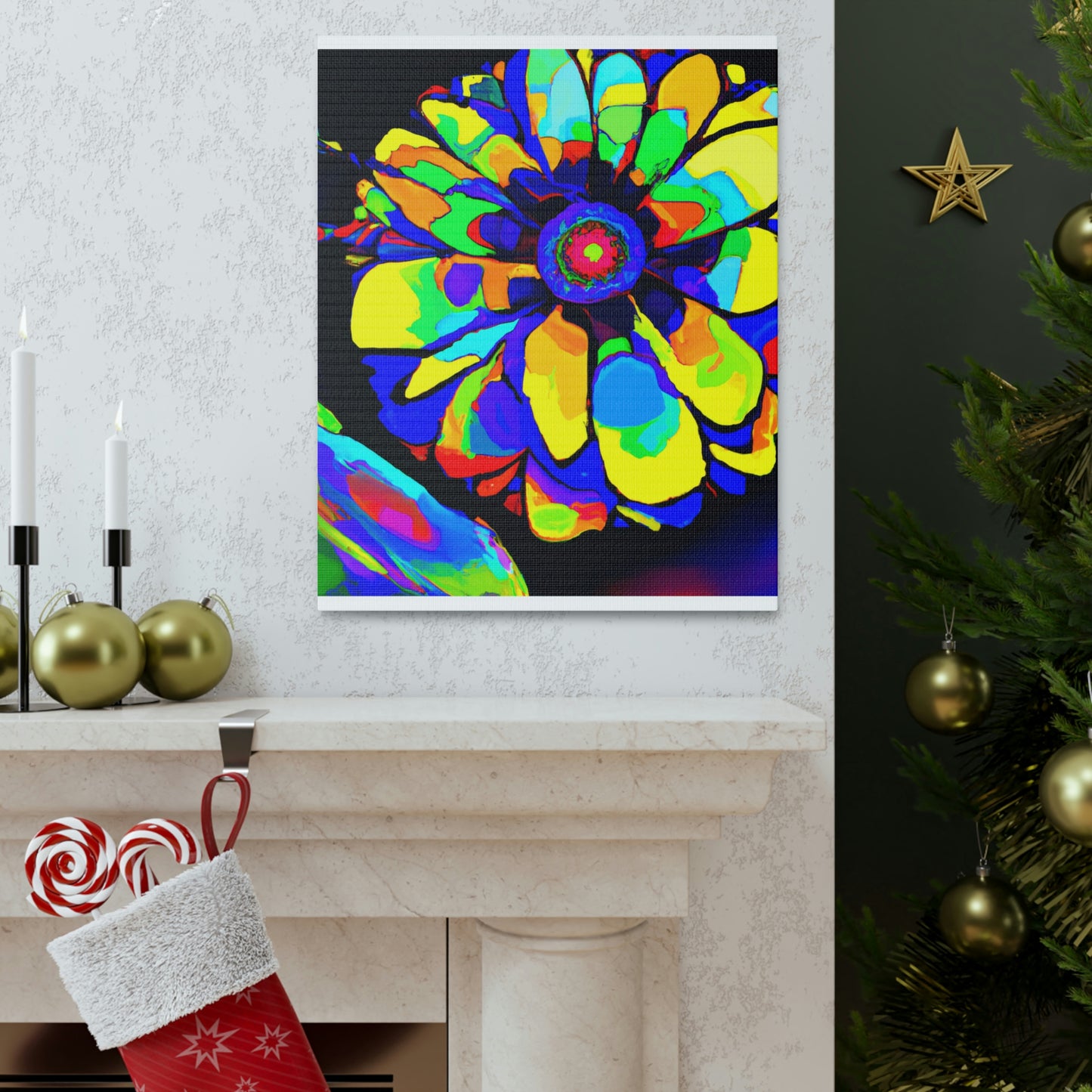 Vivid Flora. - Canvas