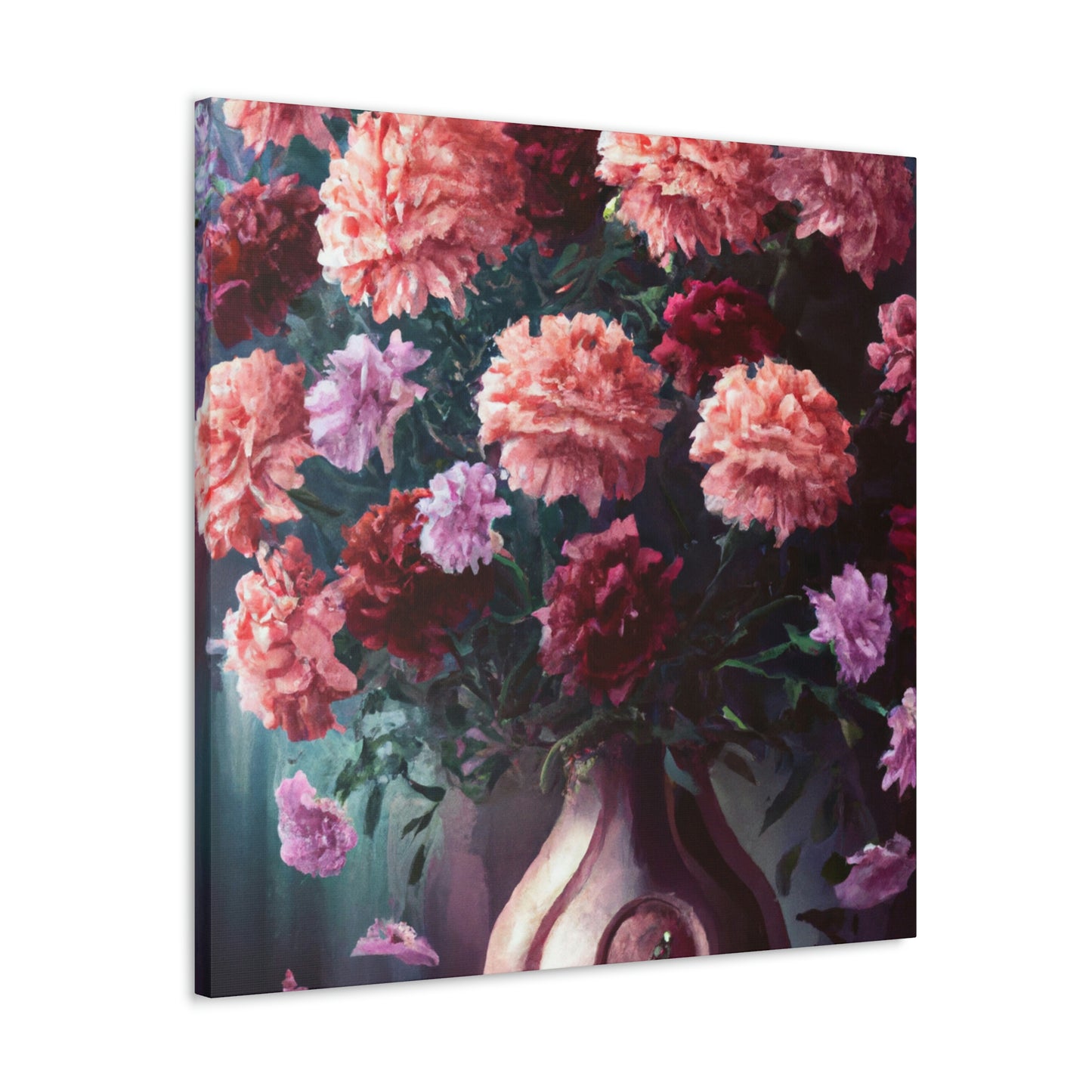 "Flower Vase Bliss." - Canvas