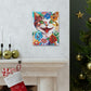 Feline Florals - Canvas