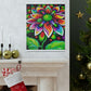 Vibrant Bloom. - Canvas