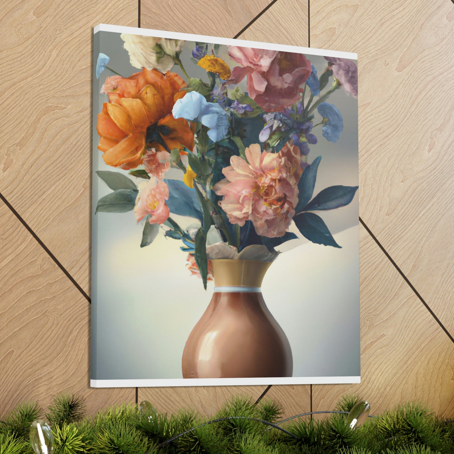 Blooming Floral Splendor. - Canvas